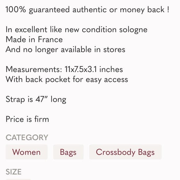 ✅ RETIRED Sologne crossbody Louis Vuitton - Picture 15 of 15